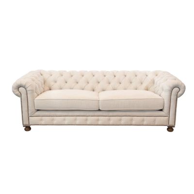 Image of Shea Coastal Linen Sofa